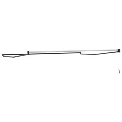 Cadre de store rétractable manuel Anthracite 4 x 2 m Aluminium 554166554166