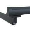 Cadre de store rétractable manuel Anthracite 4 x 2 m Aluminium 554166554166