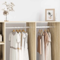 Tige de placard 12 pcs Argenté 664 x 15 x 29 mm 554171554171