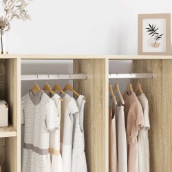 Tige de placard 12 pcs Argenté 472 x 15 x 29 mm 554174554174