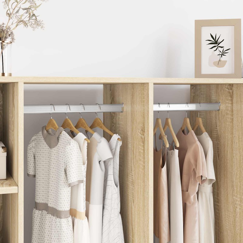 Support de tringle de placard 12 pcs Zinc blanc 40 x 18 x 10 mm 554176554176