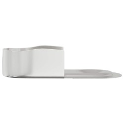 Support de tringle de placard 12 pcs Zinc blanc 40 x 18 x 10 mm 554176554176