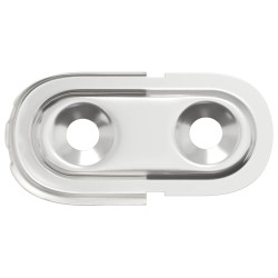 Support de tringle de placard 12 pcs Zinc blanc 40 x 18 x 10 mm 554176554176