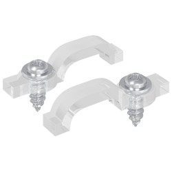 Clips de bande LED 2 pcs Transparent 23,8 x 7,3 x 4,3 mm 554179554179