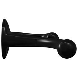 Crochet à vêtements 12 pcs Noir 102 x 29 x 47mm Alliage de zinc 554203554203