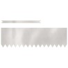Bordure de Pelouse 20 pcs Argent 100 x 0,05 x 30 cm 554205554205