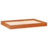 Lit pour Chien Cire marron 101,5 x 74 x 9 cm Bois de Pin Massif 554208554208