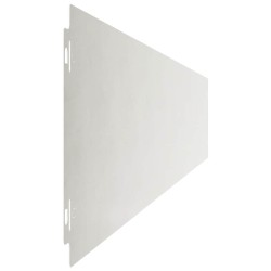 Bordures de pelouse 30 pcs 15x103 cm acier inoxydable 554209554209