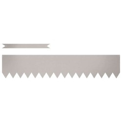 Bordure de Pelouse 10 pcs Marron 100 x 0.05 x 20 cm 554210554210