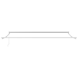 Cadre de store rétractable manuel Blanc 4 x 2 m Aluminium 554220554220