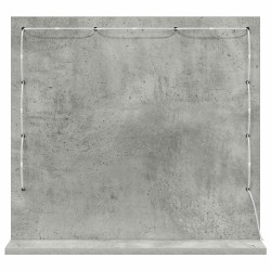 Miroir de vanité Rectangulaire Gris béton 60 x 55 x 18 cm 554221554221