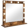 Miroir de vanité Rectangulaire Chêne fumé 60 x 55 x 18 cm 554224554224