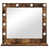 Miroir de vanité Rectangulaire Chêne fumé 60 x 55 x 18 cm 554224554224