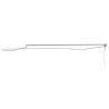 Cadre de store rétractable électrique Blanc 4 x 2 m Aluminium 554240554240