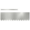 Bordure de Pelouse 10 pcs Argent 100 x 0,05 x 30 cm 554243554243