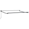 Cadre de store rétractable manuel Anthracite 2,5 x 2 m 554244554244