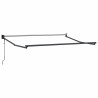 Cadre de store rétractable électrique Anthracite 3,5 x 2 m 554246554246