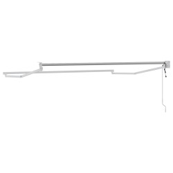 Cadre de store rétractable électrique Blanc 3,5 x 2 m Aluminium 554249554249
