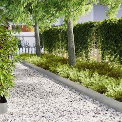 Bordure de Pelouse 10 pcs Argent 100 x 0.05 x 20 cm 554250554250