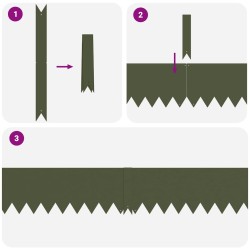 Bordure de Pelouse 20 pcs Vert olive 100 x 0.05 x 20 cm 554254554254