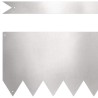 Bordure de Pelouse 20 pcs Argent 100 x 0.05 x 20 cm 554257554257