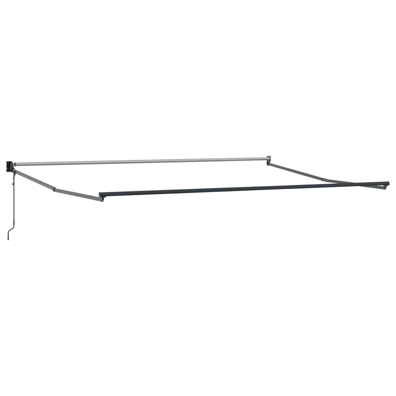 Cadre de store rétractable électrique Anthracite 4 x 2 m 554259554259