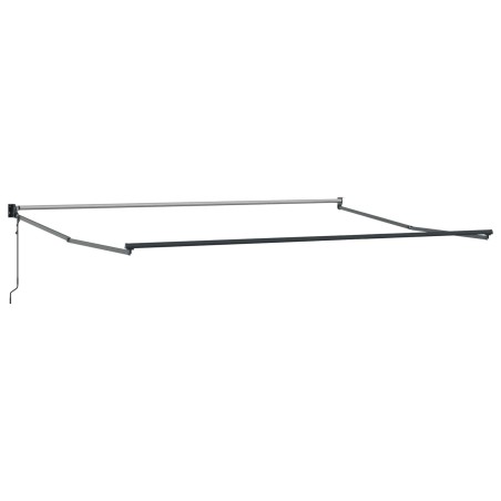 Cadre de store rétractable électrique Anthracite 4 x 2 m 554259554259