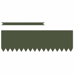 Bordure de Pelouse 10 pcs Vert olive 100 x 0,05 x 30 cm 554260554260