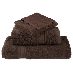 Serviettes de bain de qualité supérieure SOLUND 10 pcs marron 554268554268