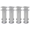 Pieds ronds de canapé 8 pcs Chrome 180 mm 554270554270