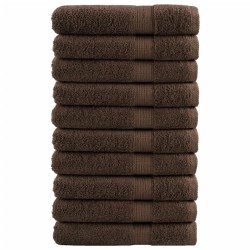 Serviettes de sauna de qualité supérieure SOLUND 10 pcs marron 554283554283