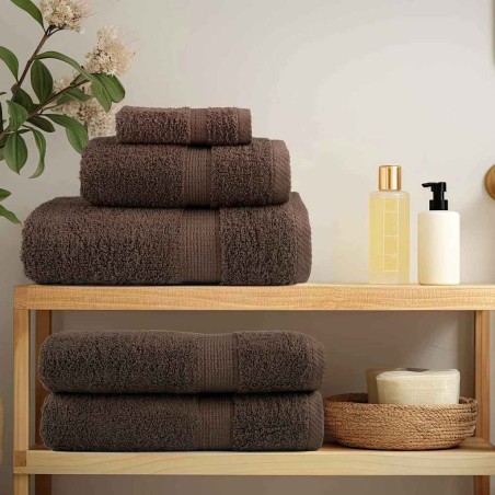 Serviette Invité SOLUND 2 pcs Marron 15 x 21 cm 550 gsm 554286554286