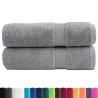 Serviettes de bain de qualité supérieure SOLUND 2 pcs gris 554315554315