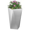 Jardinière Argent 40 x 40 x 75 cm Acier galvanisé 554322554322