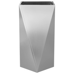 Jardinière Argent 40 x 40 x 75 cm Acier galvanisé 554322554322