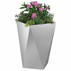 Jardinière Argent 50 x 50 x 75 cm Acier galvanisé 554323554323