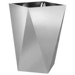 Jardinière 2 pcs Argent 50 x 50 x 75 cm Acier galvanisé 554324554324