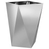 Jardinière 2 pcs Argent 50 x 50 x 75 cm Acier galvanisé 554324554324