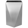 Jardinière 2 pcs Argent 50 x 50 x 75 cm Acier galvanisé 554324554324