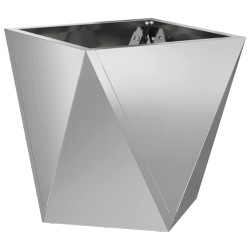 Jardinière Argent 30 x 30 x 30 cm Acier galvanisé 554326554326