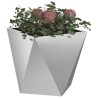 Jardinière 2 pcs Argent 30 x 30 x 30 cm Acier galvanisé 554327554327