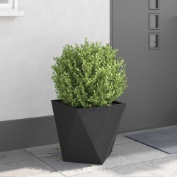 Jardinière 2 pcs Noir 40 x 40 x 40 cm Acier 554331554331