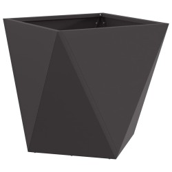 Jardinière 2 pcs Noir 40 x 40 x 40 cm Acier 554331554331