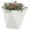 Jardinière Blanc 40 x 40 x 40 cm Acier 554332554332