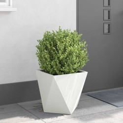 Jardinière Blanc 40 x 40 x 40 cm Acier 554332554332