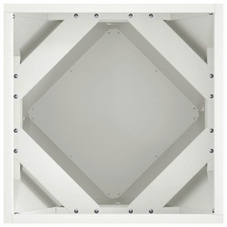 Jardinière Blanc 40 x 40 x 40 cm Acier 554332554332