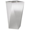 Jardinière 2 pcs Argent 40 x 40 x 75 cm Acier inoxydable 554334554334