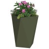 Jardinière Vert olive 50 x 50 x 75 cm Acier 554336554336
