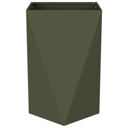 Jardinière Vert olive 50 x 50 x 75 cm Acier 554336554336