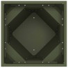 Jardinière Vert olive 50 x 50 x 75 cm Acier 554336554336